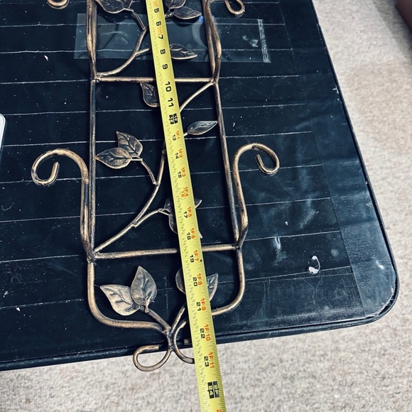 Vintage Plate Rack Wall Mount 2 Plate Antique Bronze - Picture 6 of 6